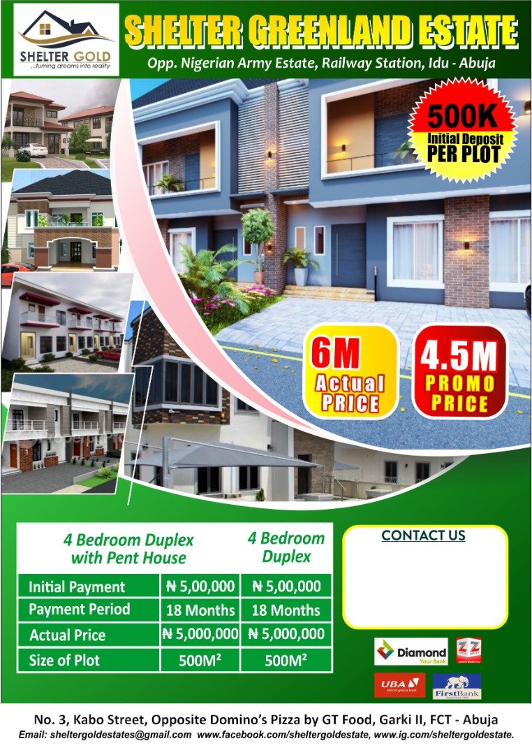 Shelter Gold Corporate Limited – Real Estate Company in Abuja Nigeria